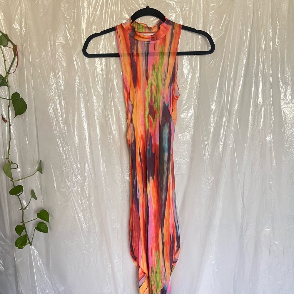Molly King x SNDY’s Mesh Maxi Dress